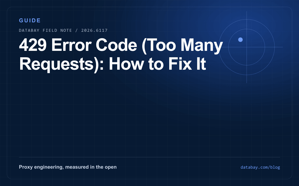 429 Error Code (Too Many Requests): How to Fix It