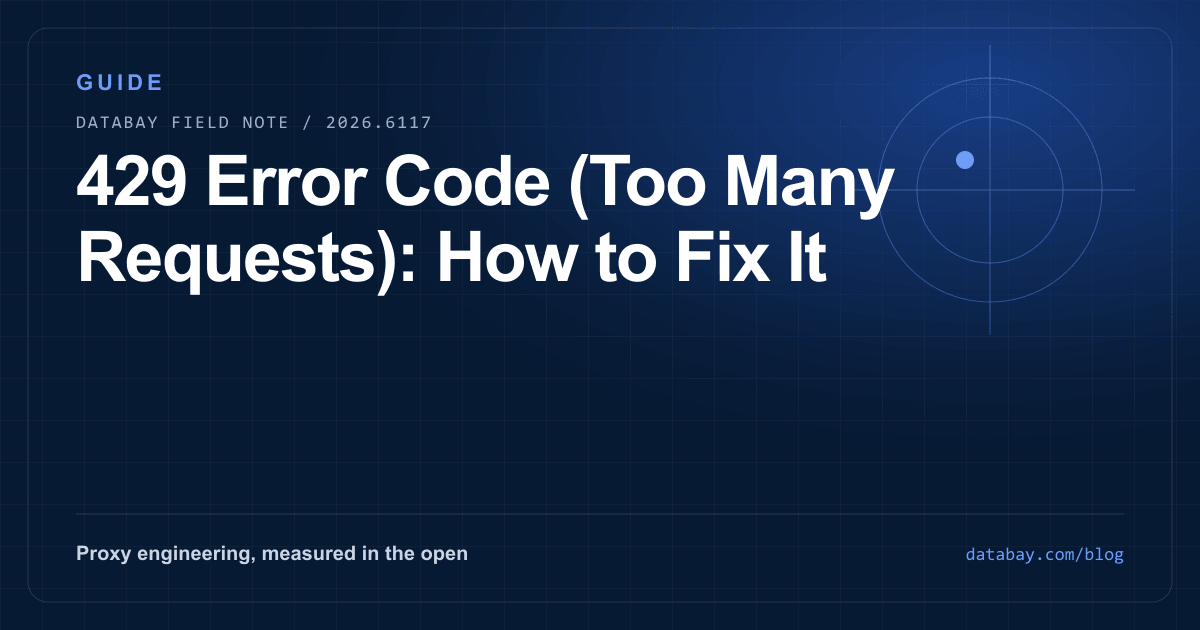 429 Error Code (Too Many Requests): How to Fix It