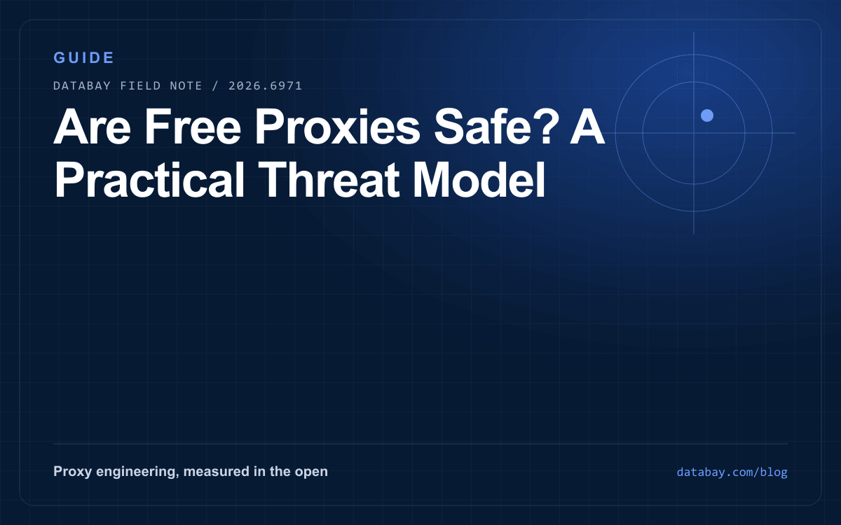 Are Free Proxies Safe? A Practical Threat Model