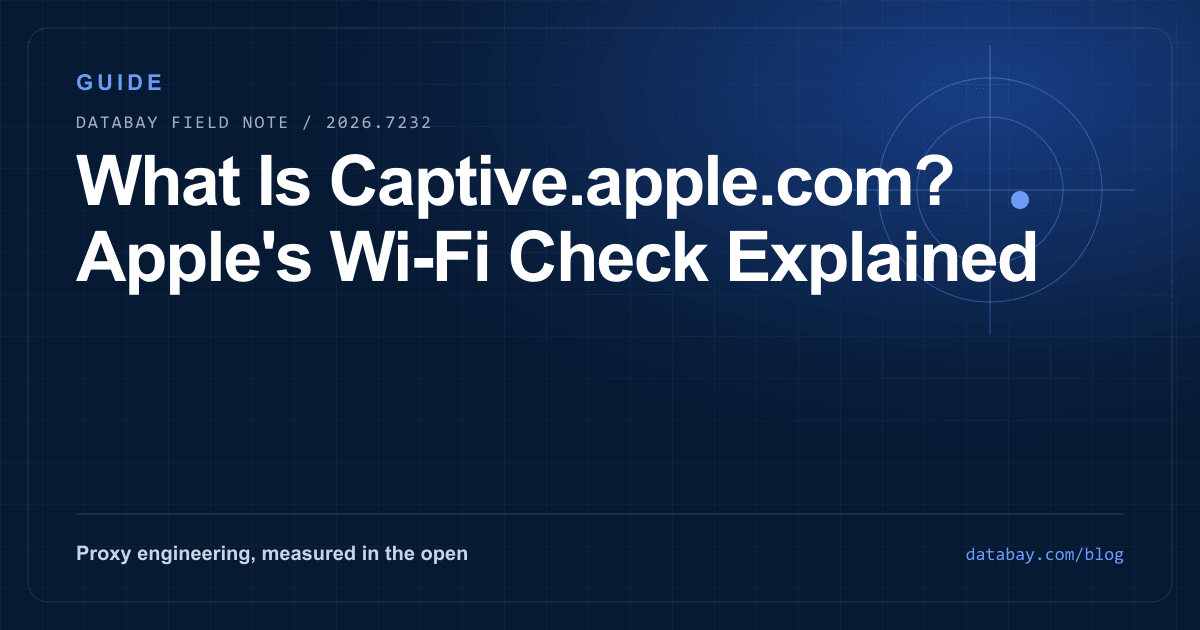 What Is Captive.apple.com? Apple's Wi-Fi Check Explained