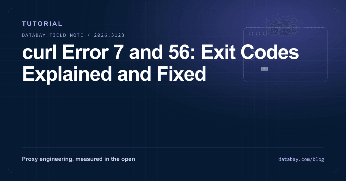 curl Error 7 and 56: Exit Codes Explained and Fixed - Databay