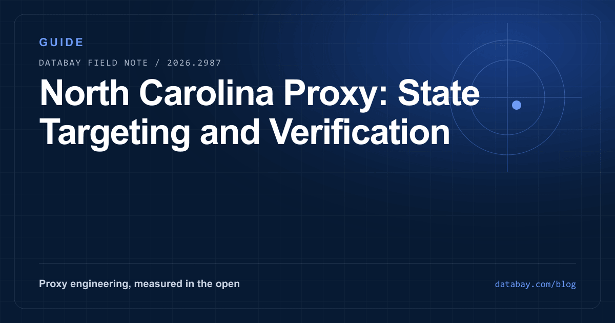 North Carolina Proxy: State Targeting and Verification