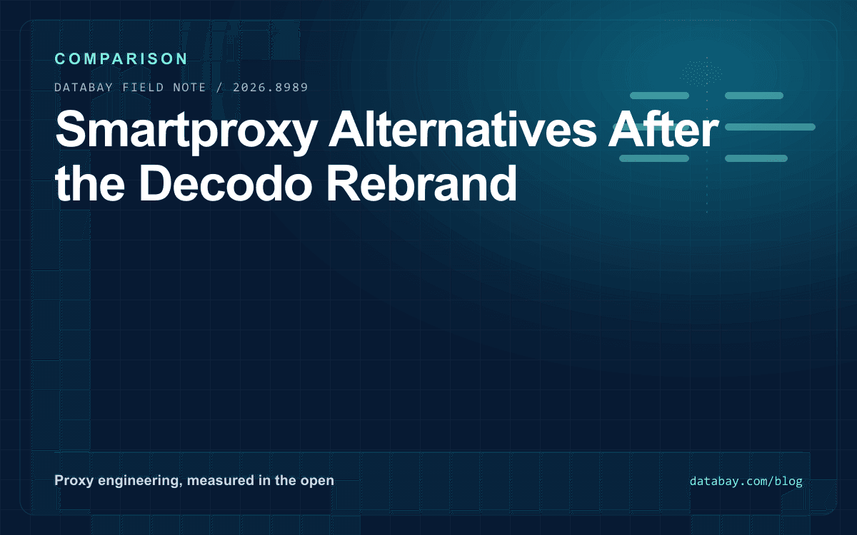 Smartproxy Alternatives After the Decodo Rebrand