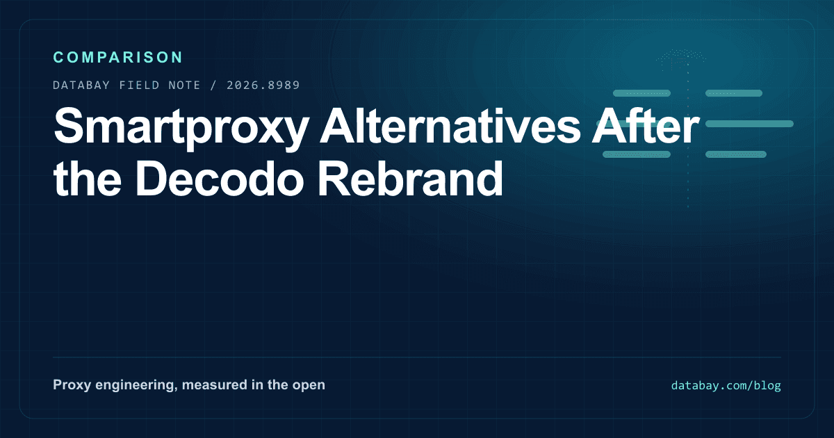 Smartproxy Alternatives After the Decodo Rebrand