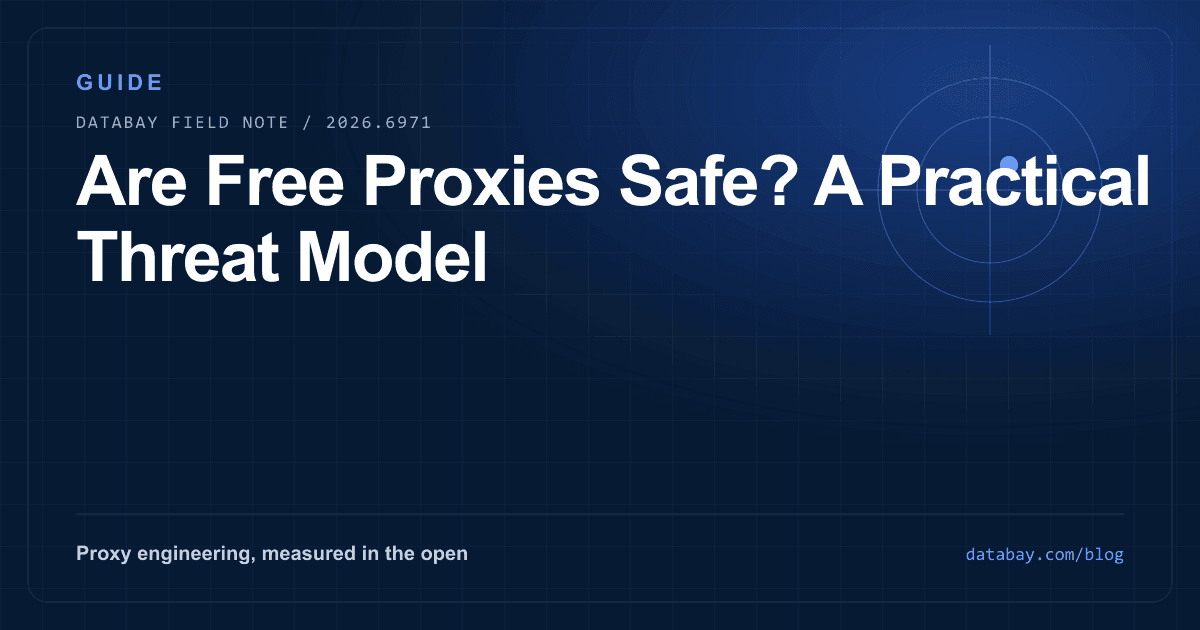 Are Free Proxies Safe? A Practical Threat Model