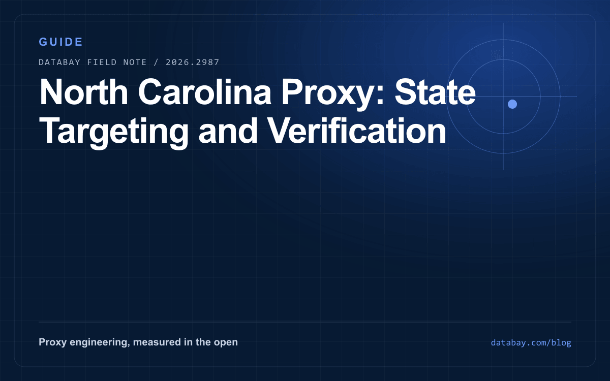 North Carolina Proxy: State Targeting and Verification