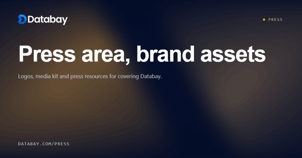 Press Area | Brand Assets & Media Kit - Databay